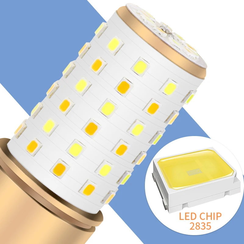 3 Colors Dimmable Led Corn Light E27 Lampada Led 220V Home Lighting E14 AC 85-265V Candle Lights Bulb 2835 SMD Decoration Lamp