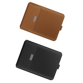 

PU Leather Folding Bracket, Laptop Cover, Soft and Thin, Suitable for 13-Inch Mac Book Computer Bag