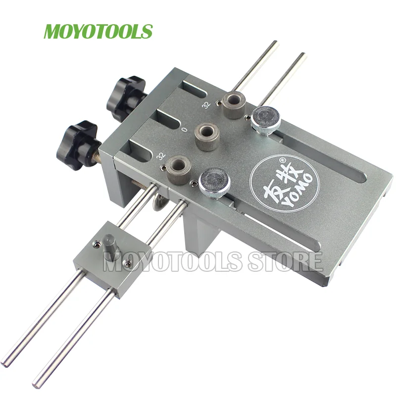 Dowelling Jig For Furniture Fast Connecting Cam Fitting 3 In 1 Woodworking Drill Guide Kit