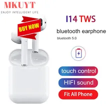 MKUYT I14 TWS беспроводные наушники Hifi Bluetooth 5,0 наушники игровая гарнитура шумоподавление воздушная точка гарнитура наушники с микрофоном Pk I12