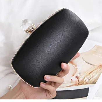 

women's bag mini PU Minaudiere Diamonds Fashion Solid Shoulder Bags evening clutch bags Euro-America style sublimation blanks