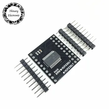 

MCP23017 Serial Interface Module IIC I2C SPI MCP23S17 Bidirectional 16-Bit I/O Expander Pins 10Mhz Serial Interface Module