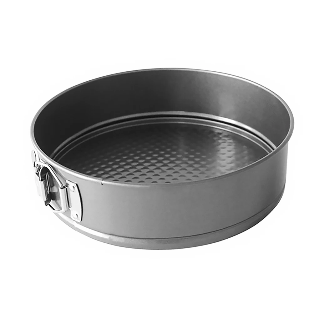 New Portable Non-stick Cake Round Baking Mold Mousse Cake Carbon Steel Mould Home Bakery Baking Tool 8inch