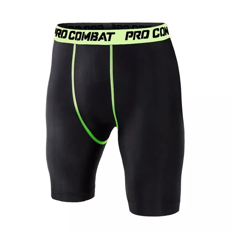

Sports Fitness Pants Men's Basketball Sweat Absorbing Quick-Dry Pro Ultra-stretch Tight-Fit Running Training Base Shorts 10041