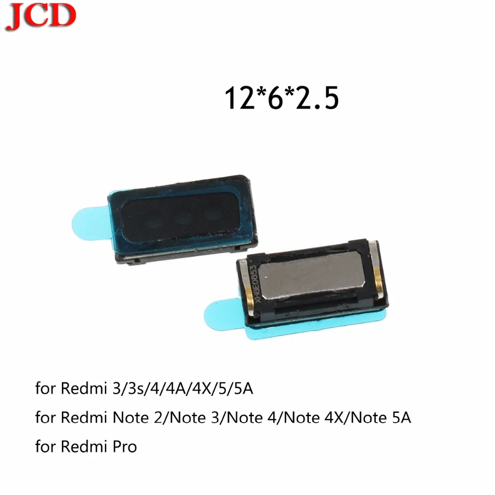 JCD для Xiaomi для Redmi Pro 3 3s 4 4A 4X ушной динамик звук наушник для телефона Замена для Redmi Note 2 3 4 4X Note 5