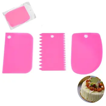 

Baking Tool Plastic Cream Scraper Cream Cake Dough Scraper Baking Scraper