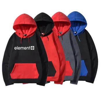 

New 2020 Autumn Winter Brand Mens Hoodies Sweatshirts Men High Quality ELEMENT Letter Printing Long Sleeve Fashion Mens Hoodies
