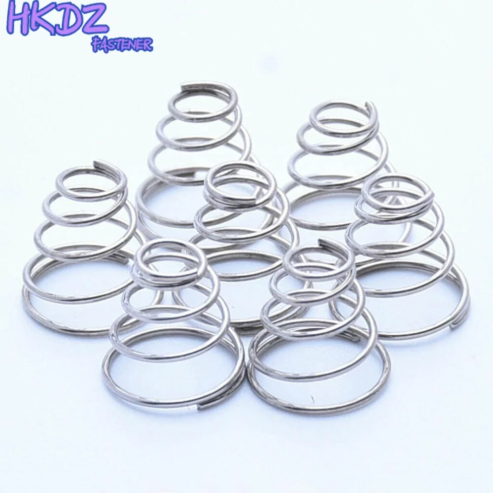 Size : 1x12 22x26x6mm NO LOGO ERGE-TANHUANG 5Pcs 304 Stainless Steel Tower Springs Conical Cone Compression Spring Taper Pressure Spring Wire Diameter 1mm 
