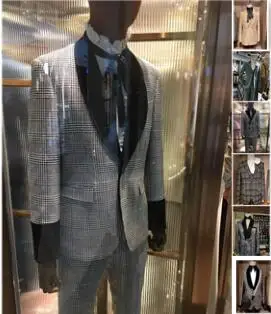 Latest design luxury fashion green wedding suits for men Classic leisure Lapel groom slim party formal Blazer only jacket