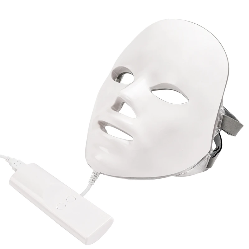 

7 Colors LED Facial Mask LED Korean Photon Therapy Face Mask Machine Light Therapy Acne Mask EU Plug