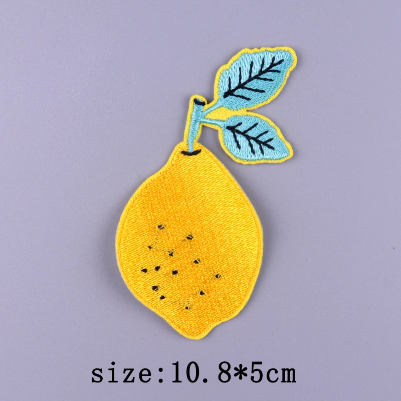 Cartoon Animal Patch Iron On Embroidered Patches For Clothing Thermoadhesive Patches On Clothes Food Patch For Clothes Stickers 