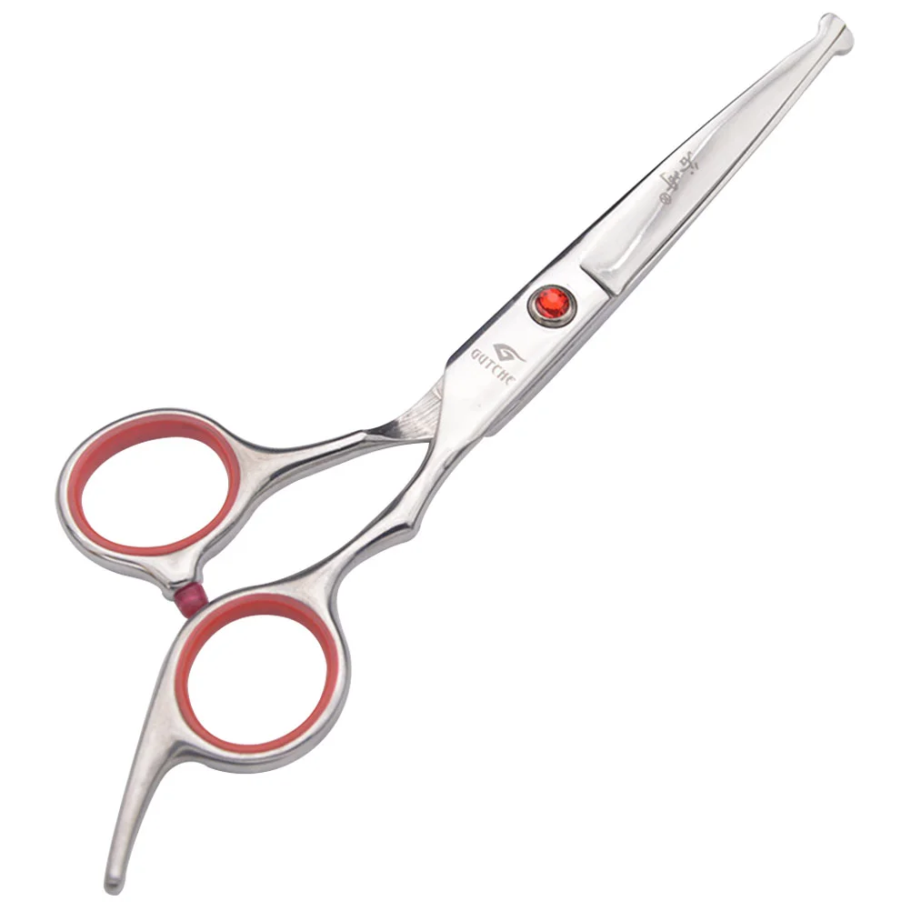 Stainless Steel Haircut Scissor Safety Straight Cut Ergonomics Handle