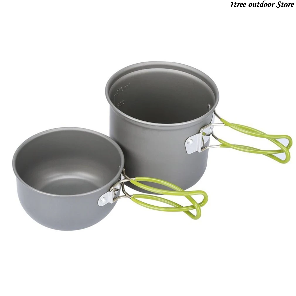 

Ultralight Camping Cookware Stove Head Set Outdoor Tableware Set Hiking Picnic Camping Folding Tableware Pot Pan