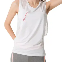 Женский топ для йоги, безрукавки, полые, быстросохнущие, свободные, беговые, без рукавов, спортивные топы, JT-Прямая поставка