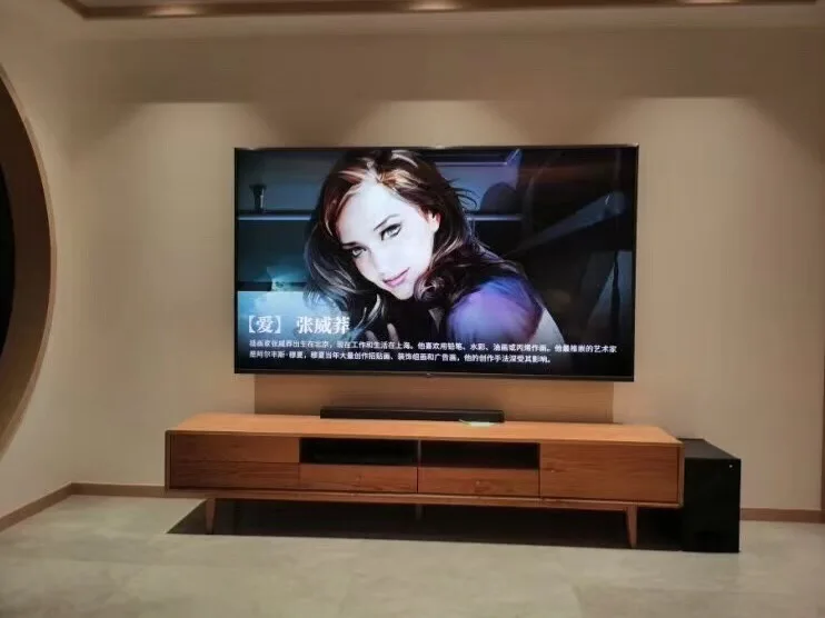 Big Lcd Monitor Home Theatre 65'' 75 