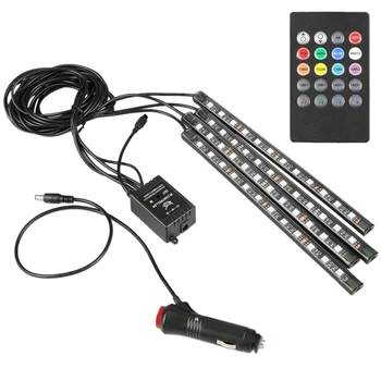 

48 LED Car Charge Interior Accessories Floor Decorative Atmosphere Lamp Light