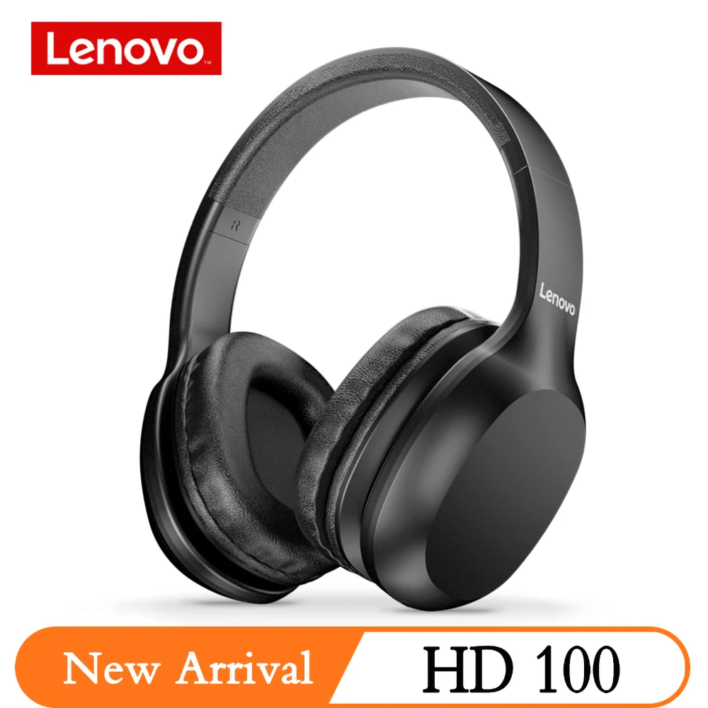 

Lenovo HD100 General Bluetooth Headphones Smart Noise Reduction Wireless Sports Running Music Headphone Computer Mobile Phone