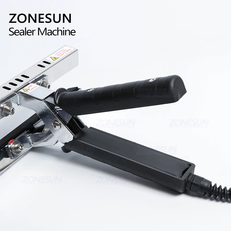 Плоскогубцы ZONESUN с прямым нагревом аппарат для запечатывания алюминиевой пленки