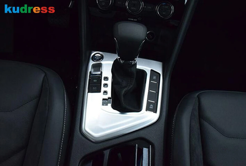 Для VW Volkswagen Tiguan MK2 2017 2018 2019 ABS Матовый панельная Накладка для коробки передач