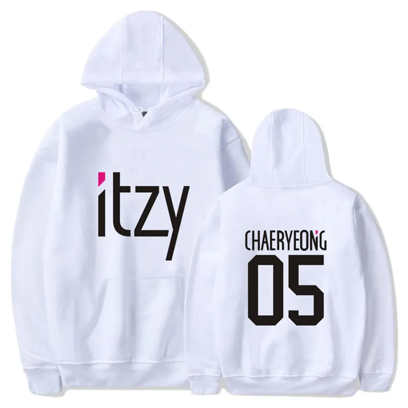 PG072 ITZY LIA YEJI YUNA RYUIN CHAERYEONG толстовки KPOP пуловеры с капюшоном