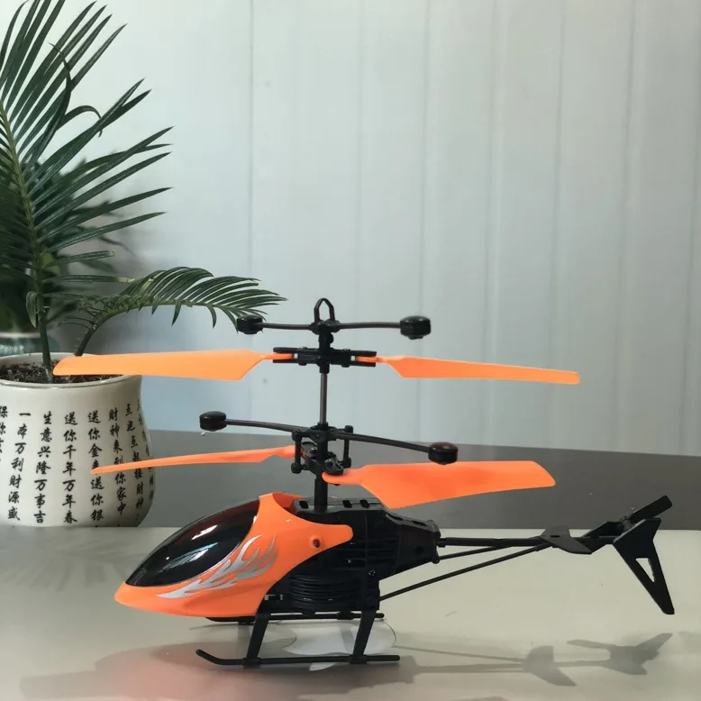 Hot Selling Sensing Helicopter Airplane Remote Control Shining Sensing Airplane 3 Seconds Start Suspension Induction Vehicle