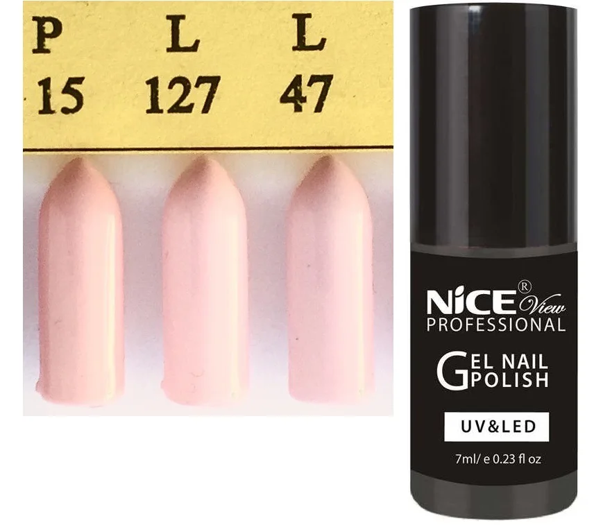 NICE UV GEL-лак (SHELLAC) №127 GL 7мл дымчатая роза 1-6 шт | Красота и здоровье