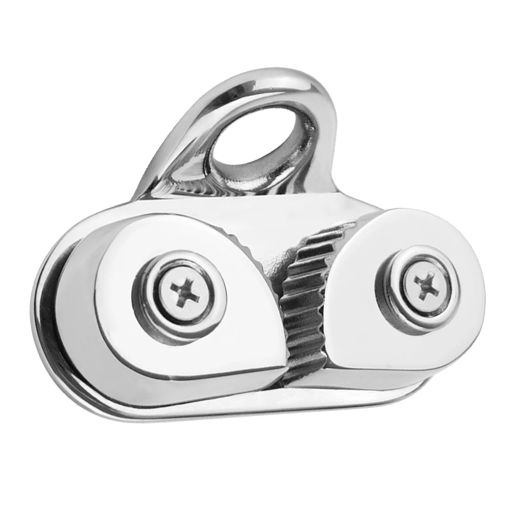 Cam Cleat Ball Bearing Fast Entry Cam Cleat for Sailing Sailboat Kayak, Aluminum