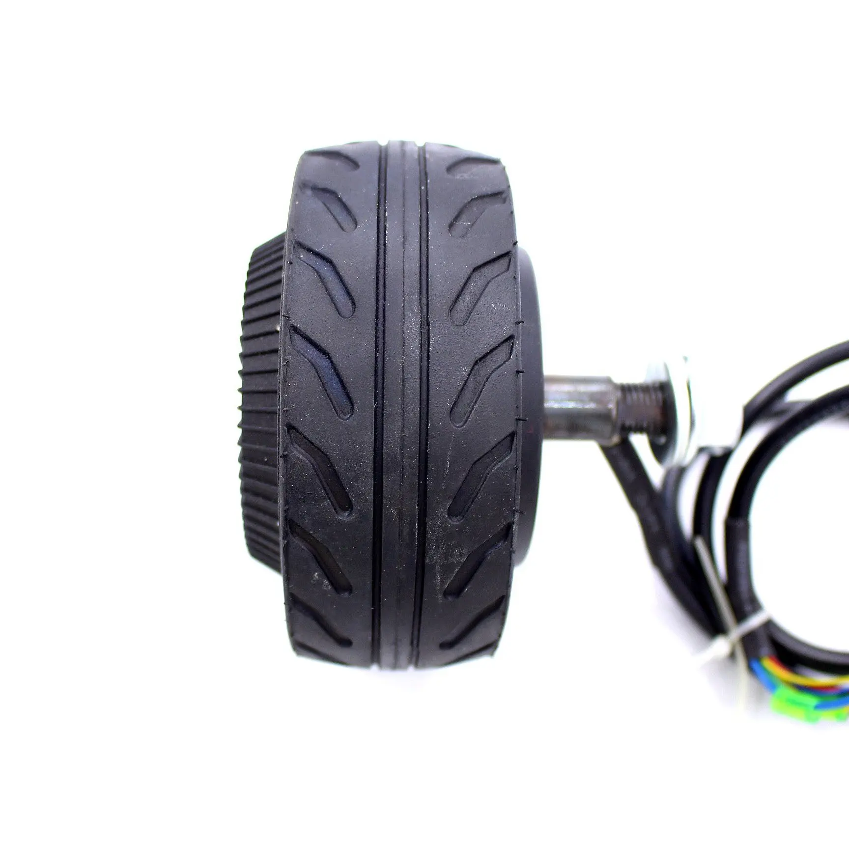 200W, 24-36V, 4 inch, brushless and toothless unilateral, with electronic brake hub motor