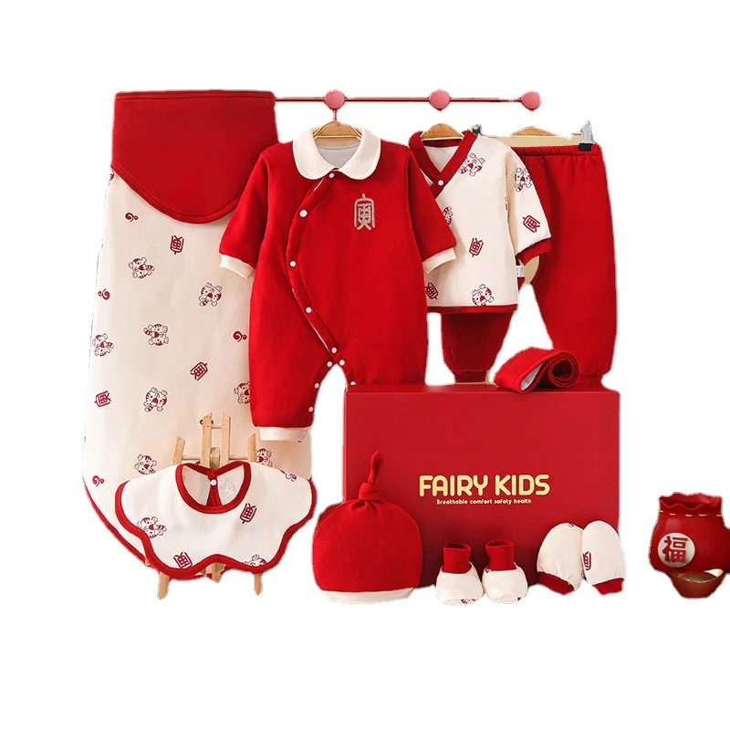 

Baby Girl Clothes Newborn Winter Thick Warm Outfits Boys Clothing Sets Toddler New Born Blanket Rompers 0-6 Months