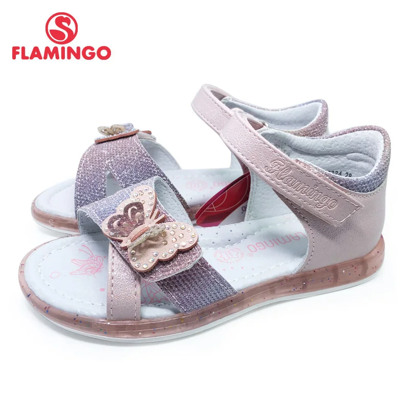 Cut Rate Princess-Shoes Sandalen FLAMINGO 211S-Z6-2323 Girls Summer Kids Hook Casual Loop  ezYoMy9DEyE