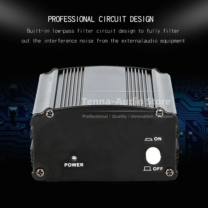 48 48v dcファンタム電源でオーディオテクニカath-2020 4040