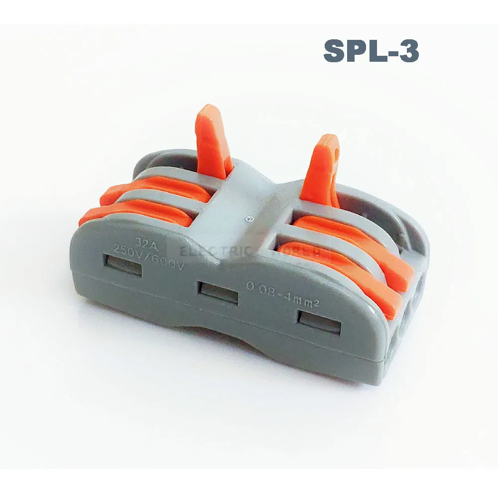 Wire Connector SPL 212 plug in waterproof connector Compact electrical fast connection Universal Terminal Block power connector