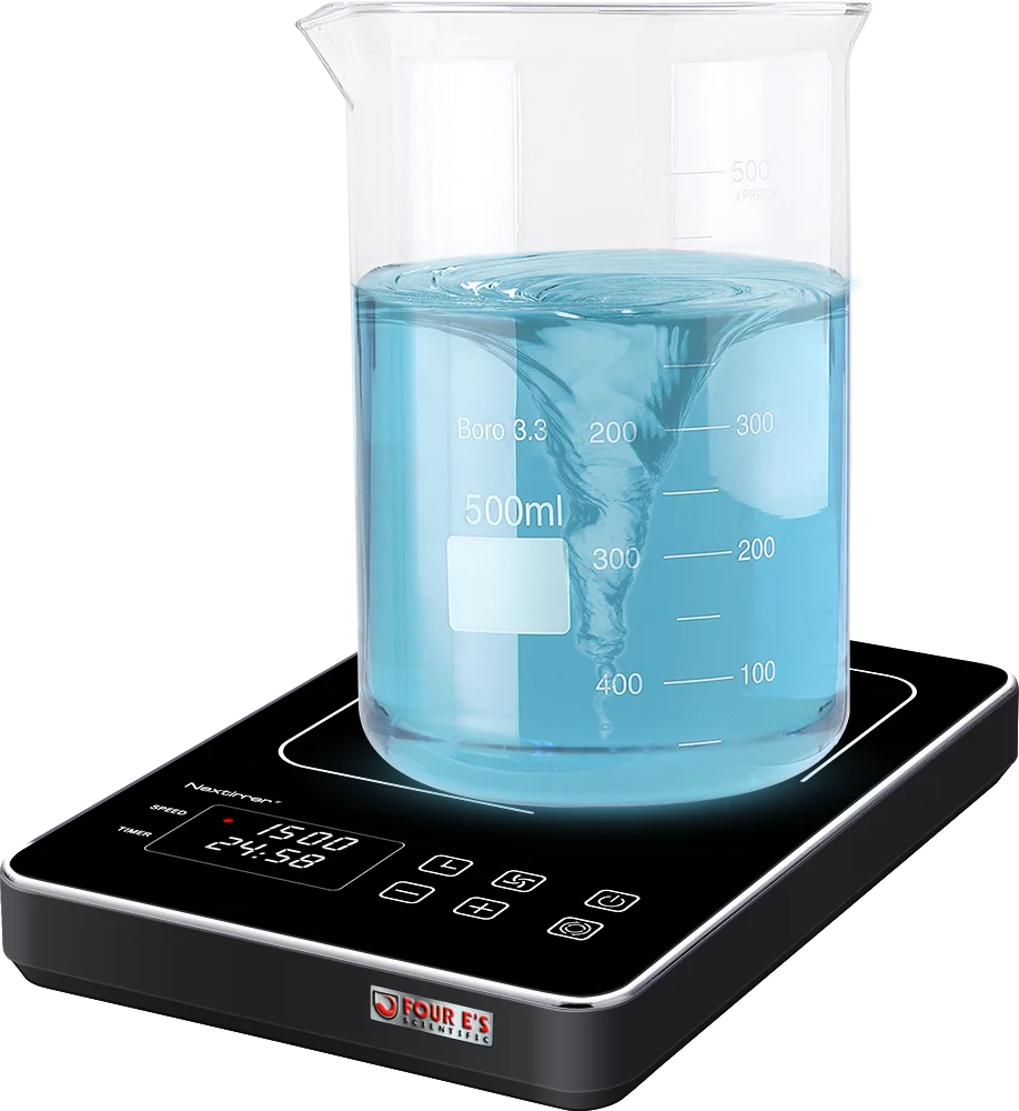 5 Inch LED Digital Magnetic Stirrer 1500rpm Industrial Tempered Glass Magnetic Stirrer