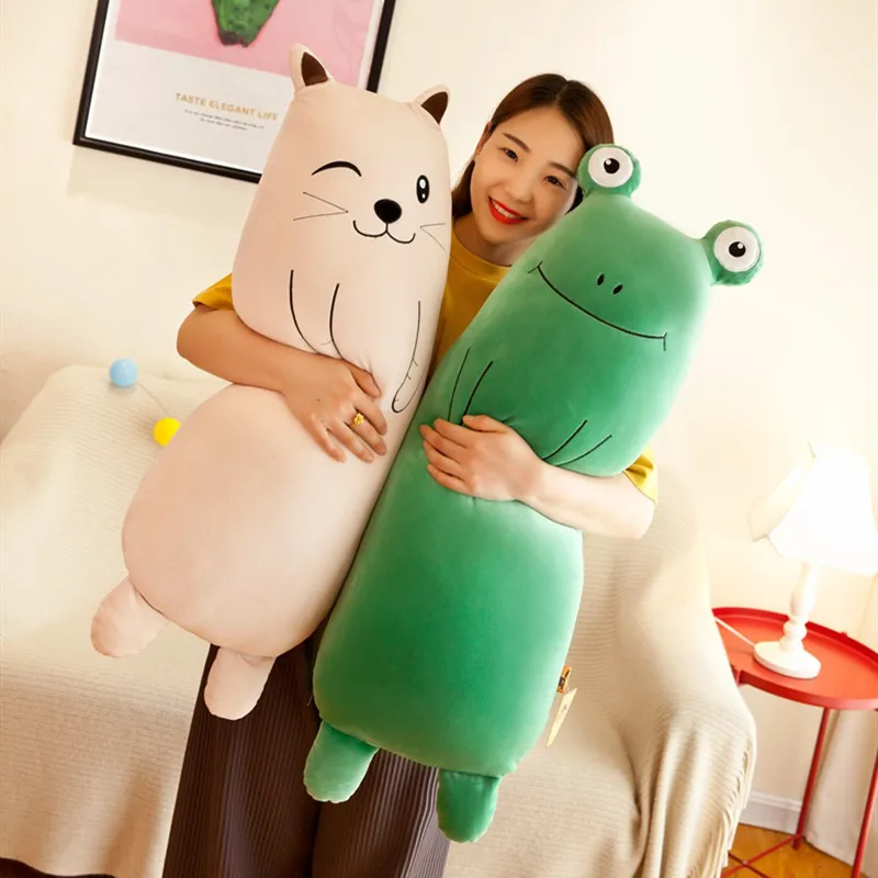 

Cartoon Candy Animal Throw Pillow Plush Frog Mouse Cat Animal Throw Pillow Home Bed Nap Cushion