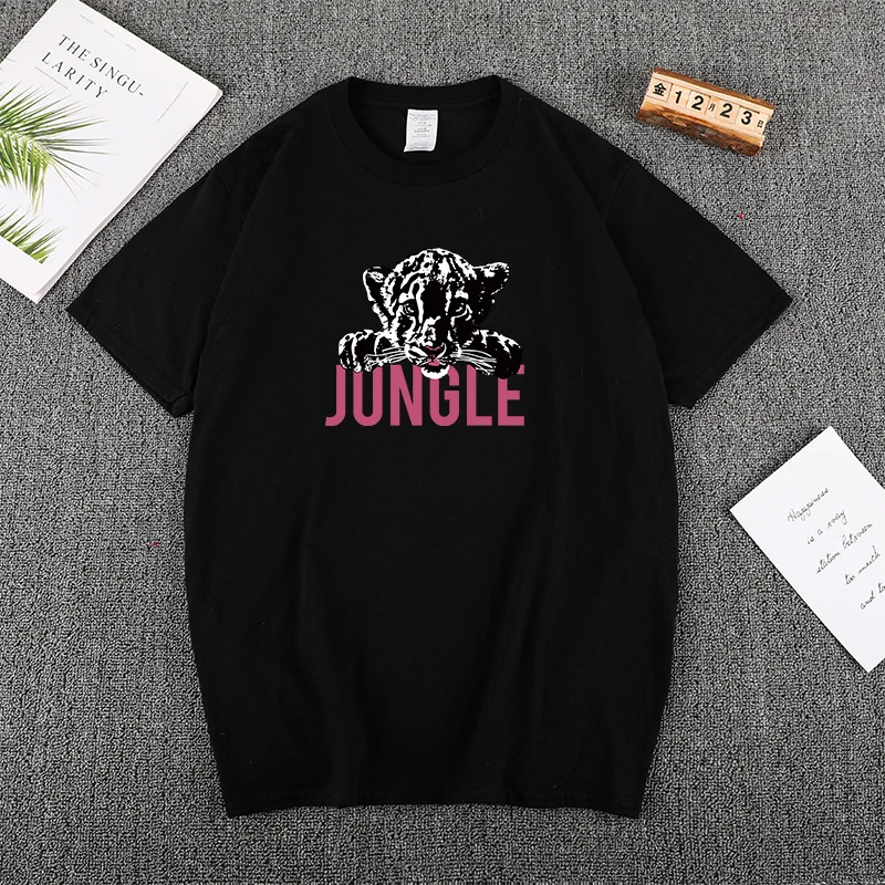 

New T Shirt Women 2020 100% Cotoon t-shirt Cartoon lion Printed Fashion Short Sleeve Couples Tops & Tees O-neck Couple t shirt