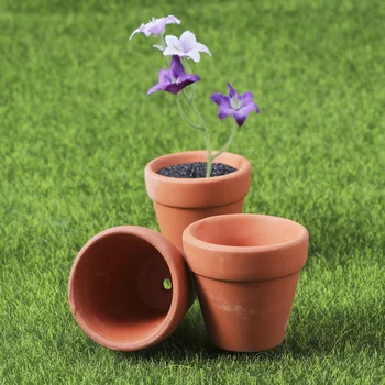 

10Pcs 4.5x4cm Small Mini Terracotta Pot Clay Ceramic Pottery Planter Cactus Flower Pots Succulent Nursery Pots Great for Plants