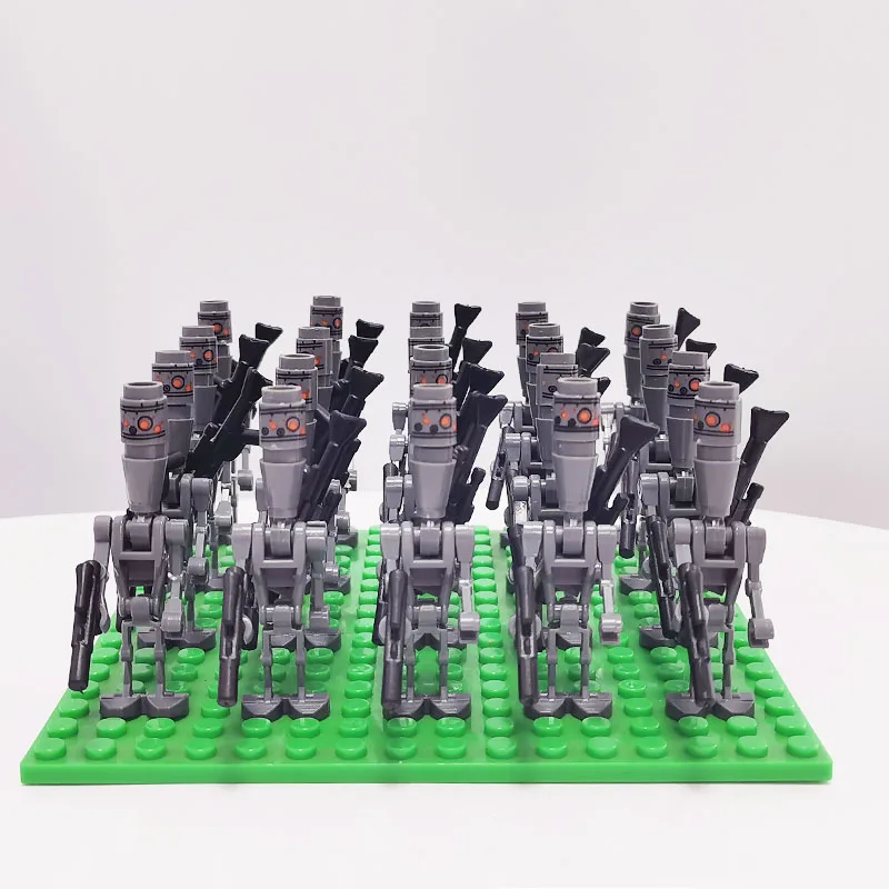 Новинка 20 шт./лот IG 88 Bounty Hunter Droids Mini Wars Фигурки совместимые 75222 75167 строительные