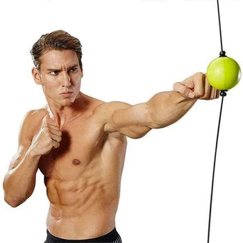 

Boxing Speed Ball Gym Suction Cup Adults Reflex Bodybuilding PU Leather Exercise Round Fitness Training Punch Bag Noise Control