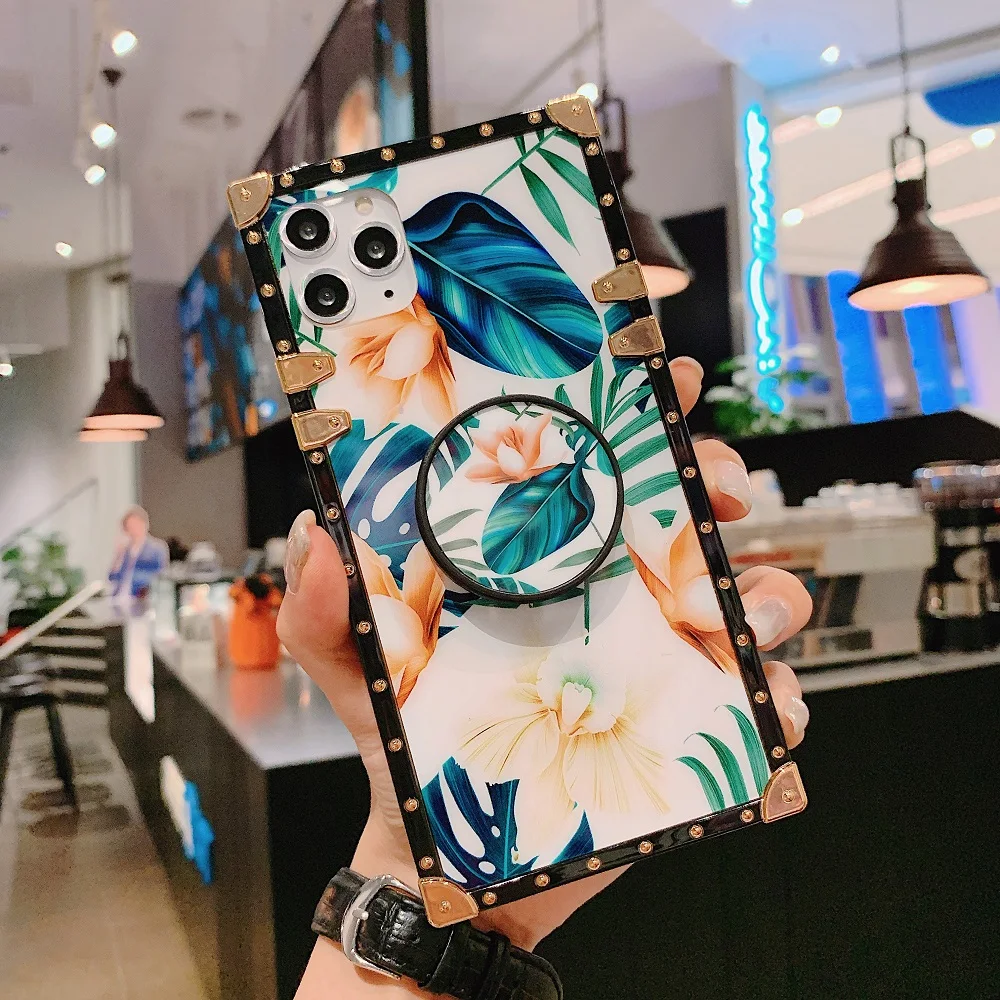 Роскошный 3D Blu-Ray квадратный чехол для телефона Samsung S20 fe S10 S10e S9 S8 Note 20 Ultra 10 Lite Plus 9 8