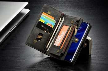 

CaseMe is suitable for huawei P30Pro,Mate20,P20 mobile phone shell multi-function wallet leather case, can insert card and cash.