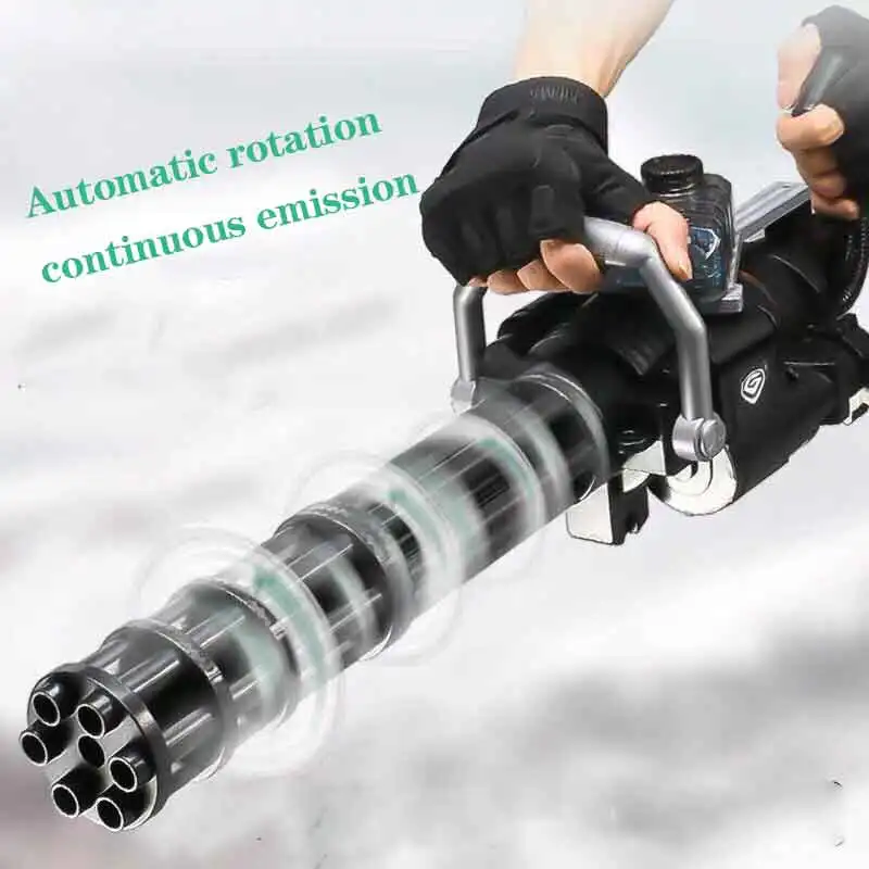 

Automatic Rotation Continuous Emission Water Play Gun Soft Toy Gun Simulation Model Of Children Play Outdoors Live-action Cs Toy