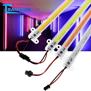 

5PCS LED Bar Light 220V Hight Brightness with COB Chip for Kitchen Under Cabinet Lighting Warm White Neutral White Pink Blue