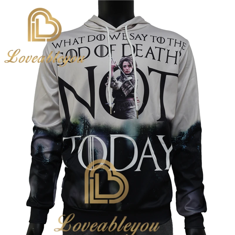 

2019 Hoodies for Men House Stark The Song of Ice and Fire Winter Is Coming Men's Sportswear Game of Thrones Sweatshirt