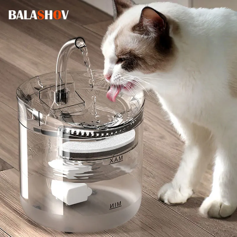 Water Dispensers Cat Water Fountain Filter Automatic Sensor Drinker For