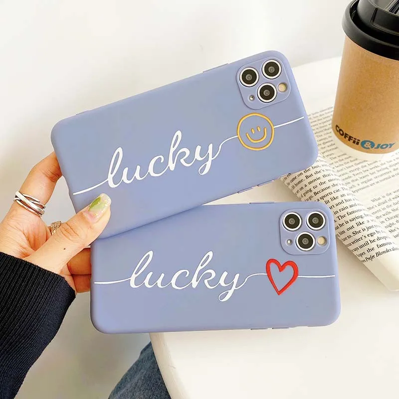 Luxury Thin Phone Case For iphone SE 2020 Back Cover iPhone 11 Pro Max 7 8 6 Plus X S XR Couqe Cute Love Heart Soft TPU Capa | Мобильные