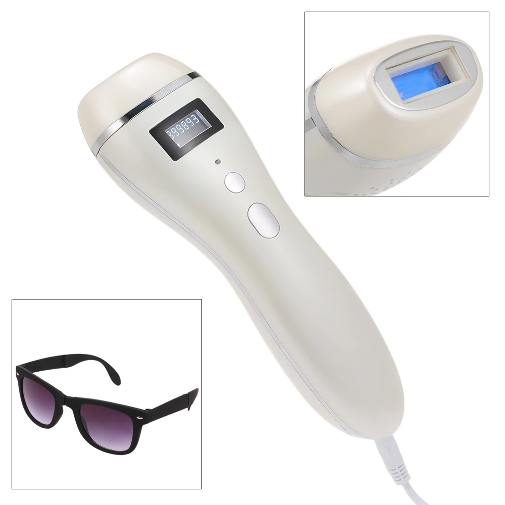 

Painless Epilator LCD Display IPL Laser Depilator Permanent Hair Remover Machine Shaving Face Armpit Body Skin Beauty Home Use