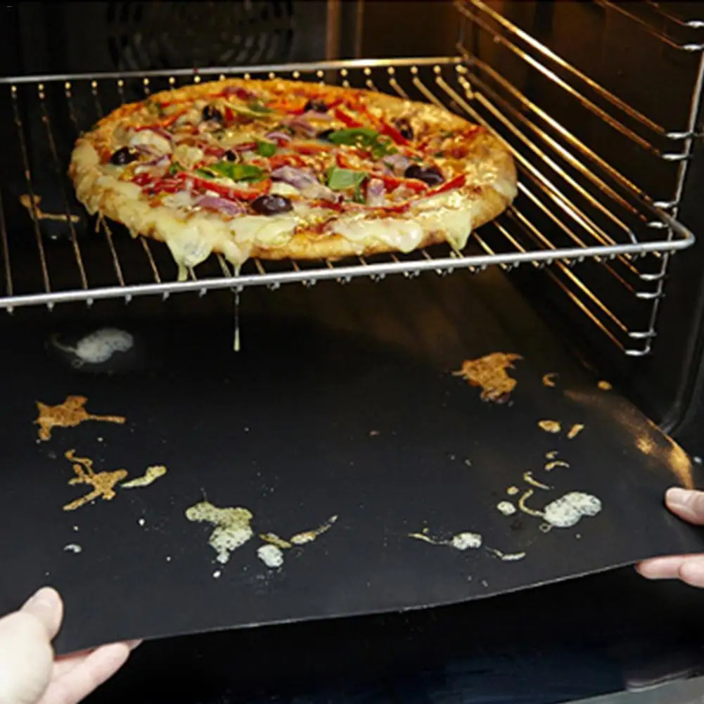 

Non-stick BBQ Grill Mat Heat Resistance Telflon Cooking Grilling Sheet for Microwave Oven Baking Mat Easily Cleaned Kitchen Tool