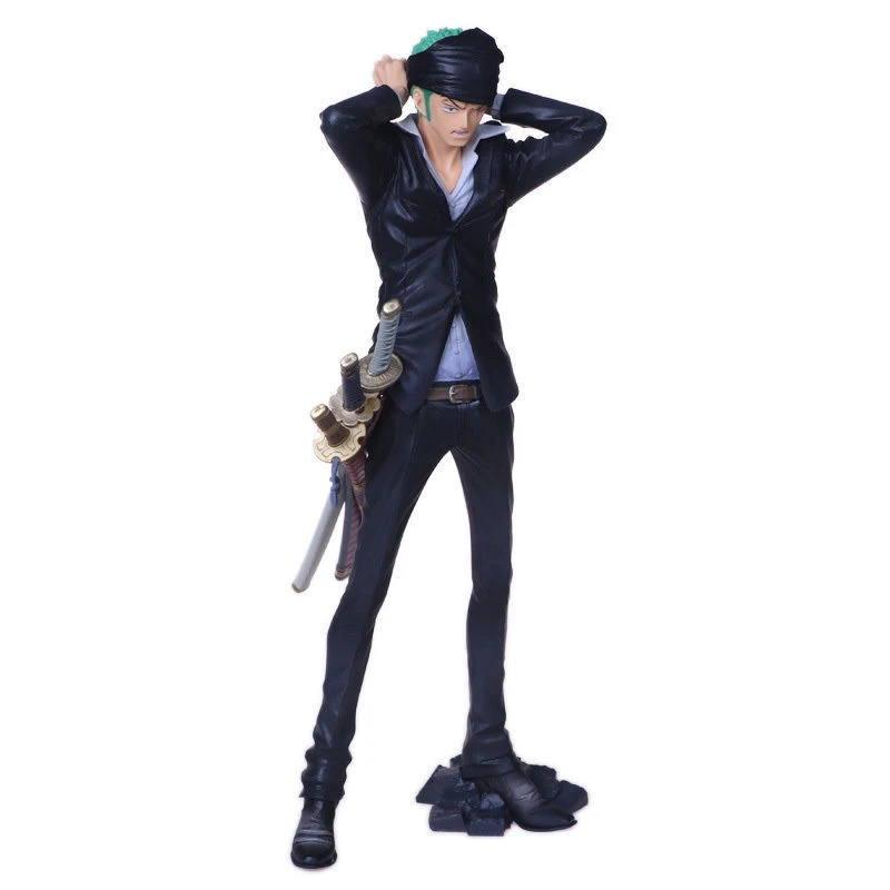 

27cm Anime One Piece Figure Roronoa Zoro Classic battle Zoro PVC Action Figure New world Straw hat Model Collectible Gift Toy