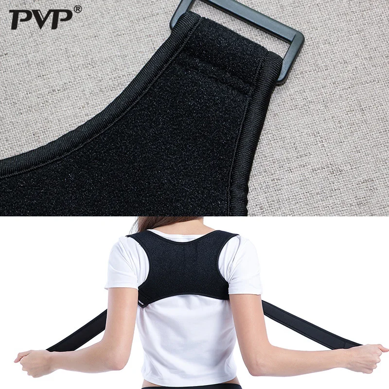 New Upper Back Posture Corrector Posture Clavicle Support Corrector Back Straight Shoulders Brace Strap Correct