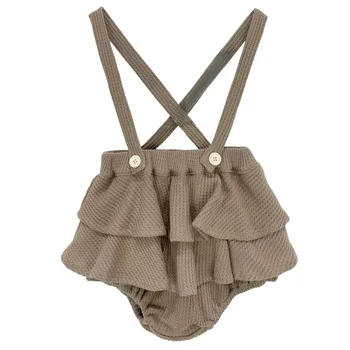 

New Baby Sling Pants Bag Fart Clothing Baby Jumpsuit Suspenders Silicone Doll Clothes Cotton